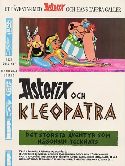 Cover of Asterix och Kleopatra