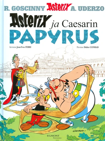 Cover of Asterix ja Caesarin papyrus