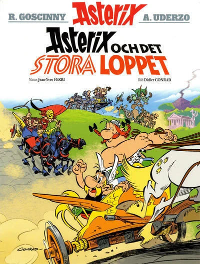 Cover of Asterix och det stora loppet