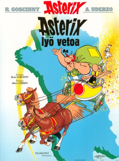 Cover of Asterix lyö vetoa