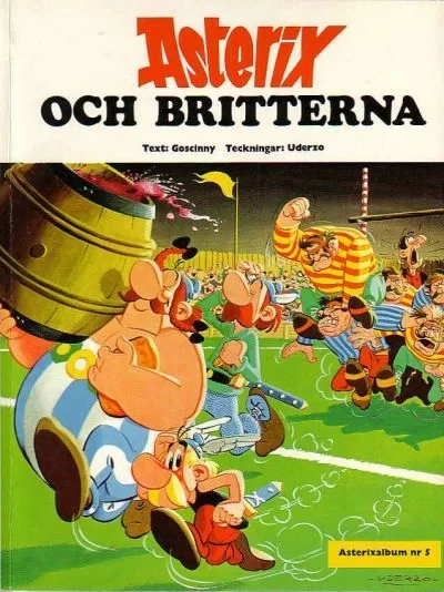 Cover of Asterix och britterna