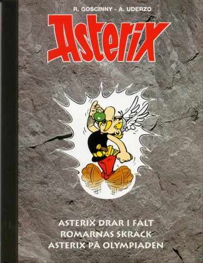 Cover of Asterix Drar i Falt ; Romarnas Skrack ; Asterix Pa Olympiaden