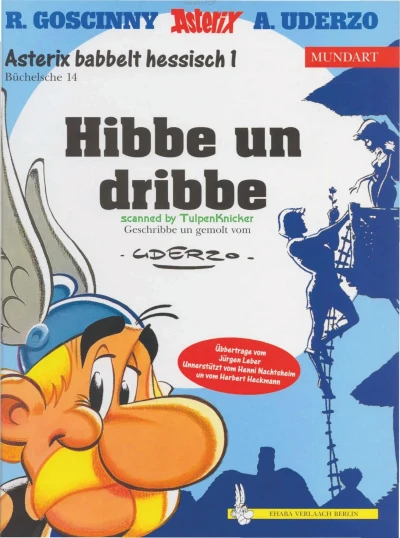 Cover of Hibbe un dribbe (Hessische Mundart)