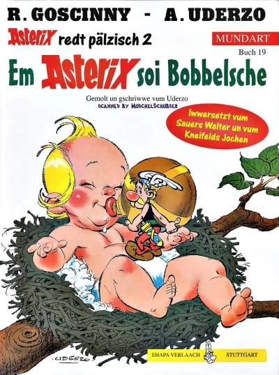 Cover of Em Asterix soi Bobbelsche (Pfälzische Mundart)