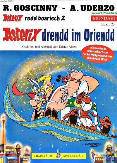 Cover of Asterix drendd im Oriendd (Bayrische Mundart)
