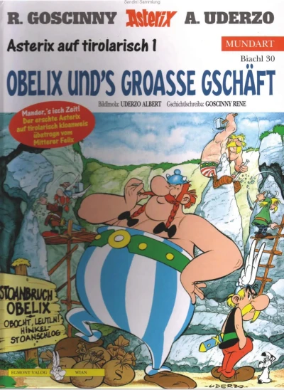 Cover of Obelix und's groasse Gschäft (Tiroler Mundart)