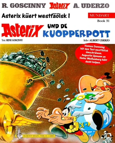 Cover of Asterix und de Kuopperpott (Westfälische Mundart)