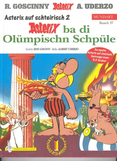 Cover of Asterix ba di Olümpischn Schpüle (Steirische Mundart)