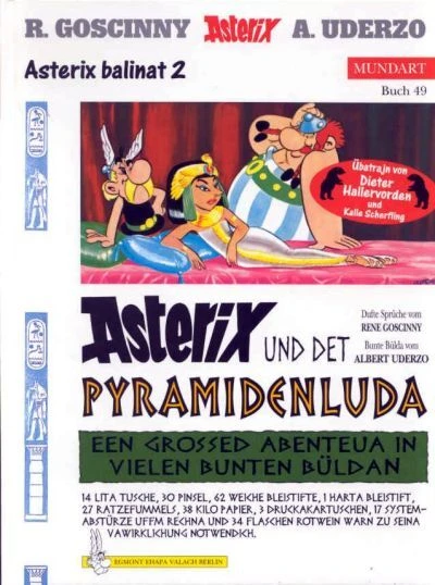Cover of Asterix und det Pyramidenluda