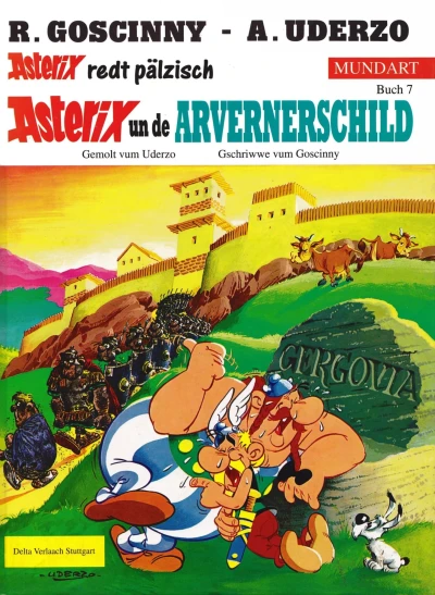 Cover of Asterix un de Arvernerschild (Pfälzische Mundart)