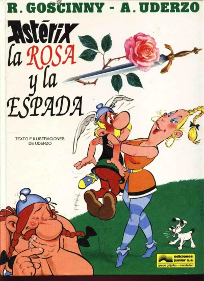 Cover of Astérix, la rosa y la espada