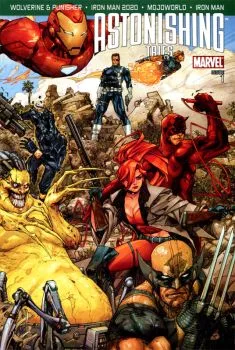 Cover of Madripoor Mixup; Iron Man 2020: Endless Stolen Sky Part 1; Iron Man: Making an Appearance: Bobby and Sam in Mojoworld