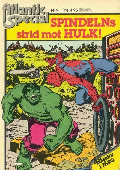 Cover of Spindelns strid mot Hulk