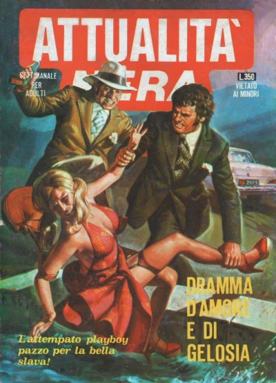 Cover of Dramma d'amore e di gelosia
