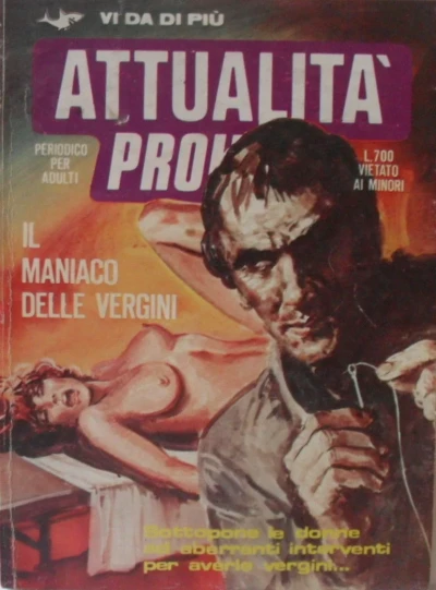 Cover of Il maniaco delle vergini