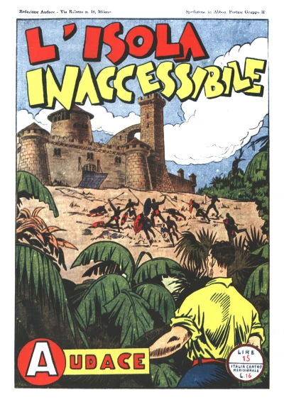 Cover of L'isola inaccessibile; La leggenda della lagrima di sangue; Ritorno del Cow-Boy; Capitan Ventura