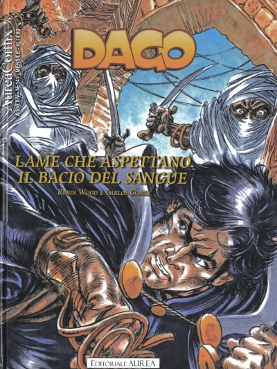 Cover of Dago: Lame che aspettano il bacio del sangue