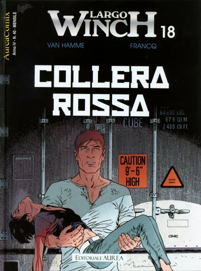 Cover of Largo Winch 18: Collera rossa