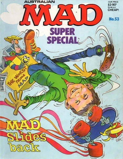 Cover of MAD Slides Back