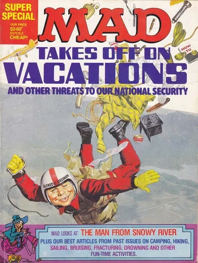 Cover of Mad Takes Off on Vacations