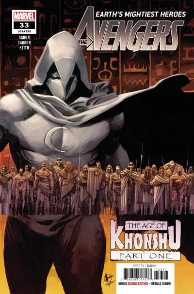Cover of The Age of Khonshu Part One: Moon Knight vs. the Avengers
