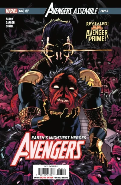Cover of Avengers Assemble, Part Six "The Secret History of Avenger Prime"