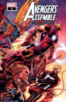 Cover of Avengers Assemble, Part One: "The Battle a Million Years In The Making!"