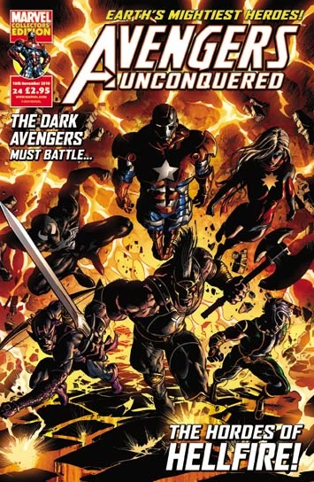 Cover of The Dark Avengers Must Battle... The Hordes of Hellfire!
