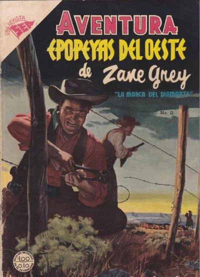 Cover of Epopeyas del Oeste de Zane Grey