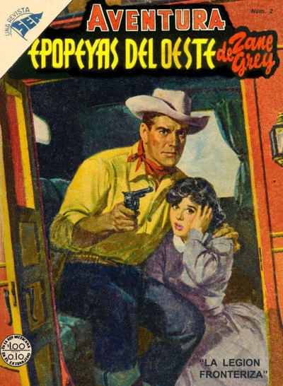 Cover of Epopeyas del Oeste de Zane Grey