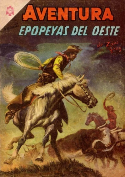 Cover of Epopeyas del Oeste de Zane Grey