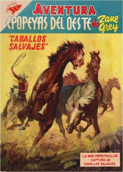 Cover of Epopeyas del Oeste de Zane Grey