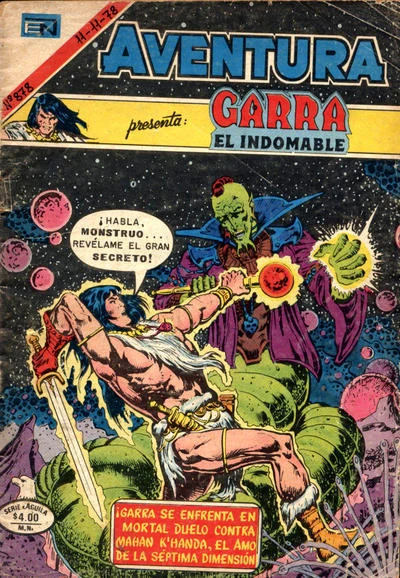 Cover of Garra el Indomable