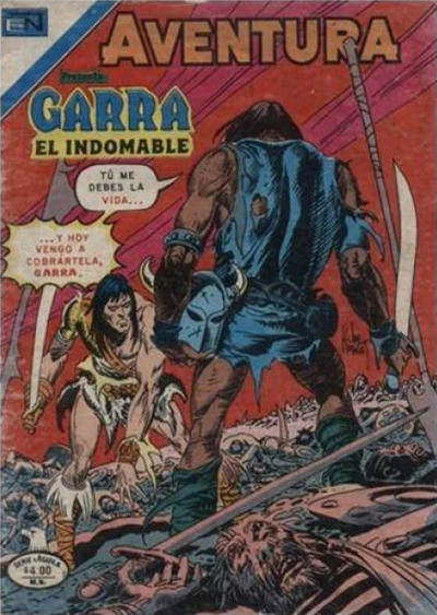 Cover of Garra el Indomable