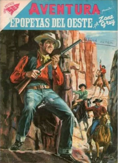 Cover of Epopeyas del Oeste de Zane Grey