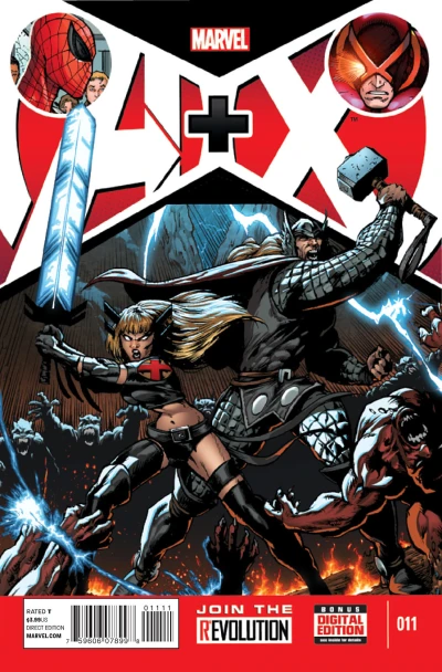 Cover of Thor + Magik; The Superior Spider-Man + Cyclops