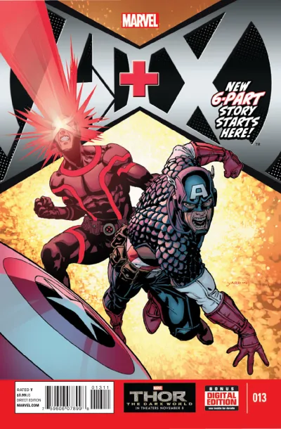Cover of Captain America + Cyclops: Part 1; Black Widow + Emma Frost: Crash & Burn in Black & White!