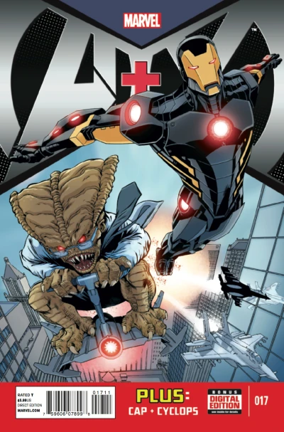 Cover of Iron Man + Broo; Captain America + Cyclops: Part 5