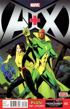 Cover of The Vision + Kitty Pryde; Captain America + Cyclops: Part 6