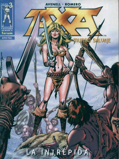 Cover of Axa la intrépida; Axa la jugadora
