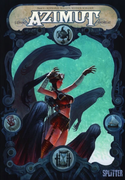 Cover of Schwarze Wolken, weisser Schleier