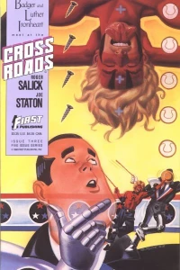 Badger and Luthor Ironheart in Low Moon at Stonehenge