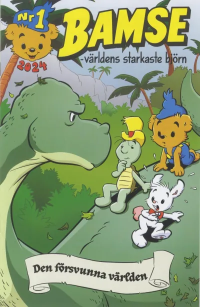 Cover of Bamse och den försvunna världen del 1