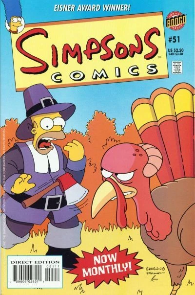 Cover of Bart and Lisa and Marge and Homer and Maggie (to a Lesser Extent) vs. Thanksgiving