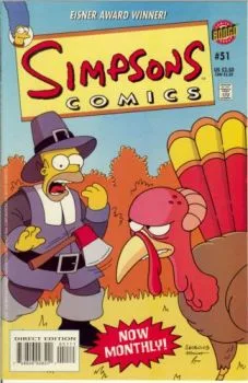 Cover of Bart and Lisa and Marge and Homer and Maggie (to a Lesser Extent) vs. Thanksgiving