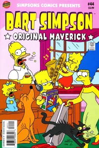 Maggie Simpson in Maggie's Meltdown;  Jimbo Jones in Citizen Cane;  Bart Simpson in Bart's Name Is Mud!