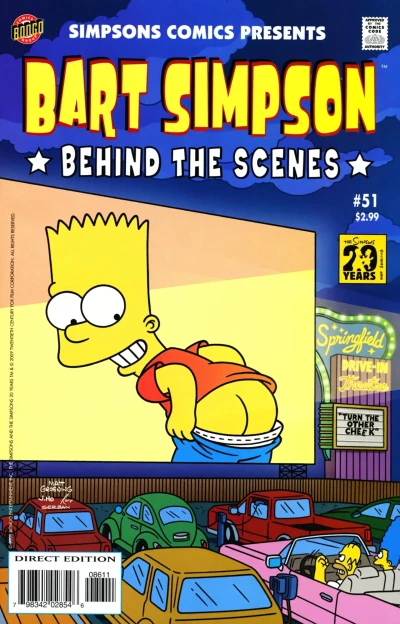 Cover of Bart's Invisible!; Change is Good!; Maggie's Crib; Drive-In, Driven Out; Maggie's Crib