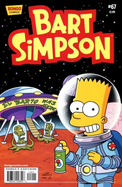Cover of The Face That Launched a Thousand Blecchs; Bart Simpson: Warlord; Maggie's Crib