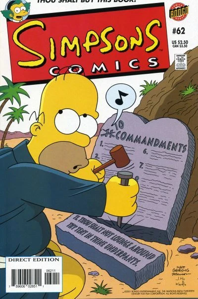 Cover of Bart Simpson's Bible Stories