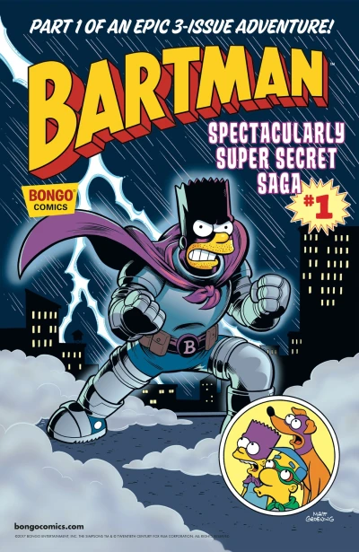 Cover of The Once and Future Bartman Part One: Alpha and Do'h-Mega